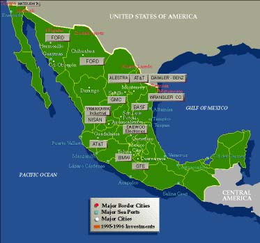 Map of Mexico